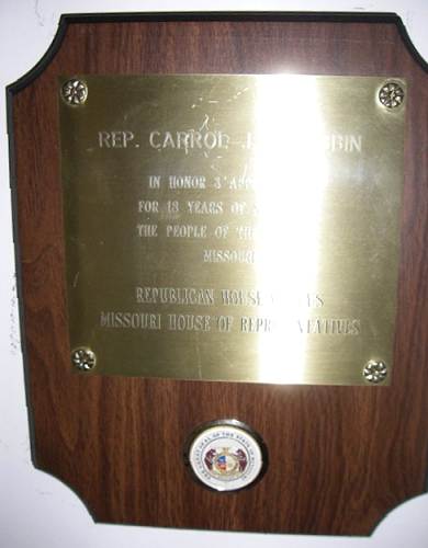 11 House Recognition Award