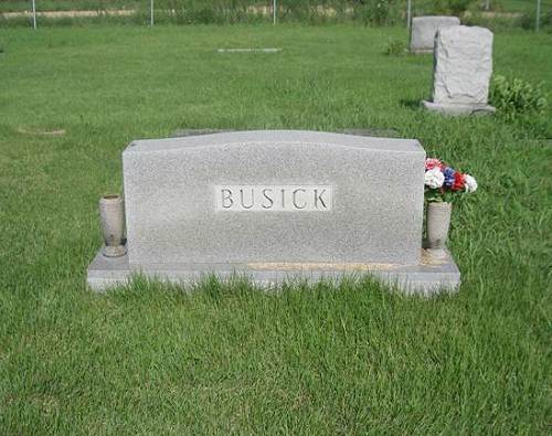 23 Busick Headstone
