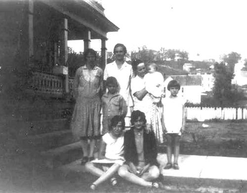 23 First Row Seated - Inez Johnson - Inez Wyrick - Sec Row Standing - Rex Wyrick - Susie Bear - Third Row - Norma Jones - Gertie Wyrick - Mother