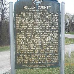 02 Miller County History Sign - Back