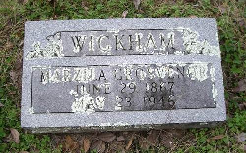 23 Marzilla Grosvenor Wickham Tombstone