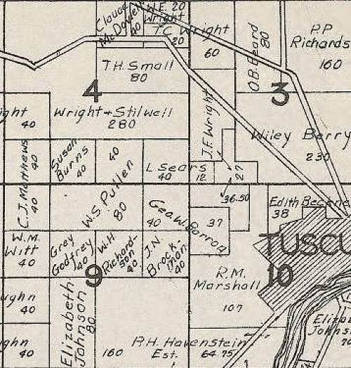 50 Township Map - 40NR14 - 1935