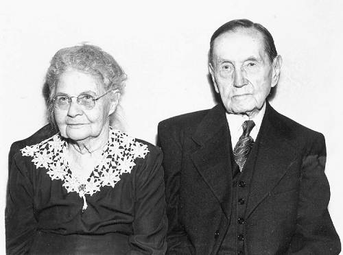 12 Estella Moore Garner and Hugh M. Garner - 60th Wedding Anniversary - December 1953