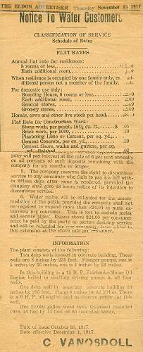 05 Water Company Notice - 1917