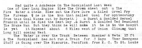 26 Letter to George about Flood p2