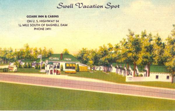 64 Ozark Inn Motel Postcard - Front