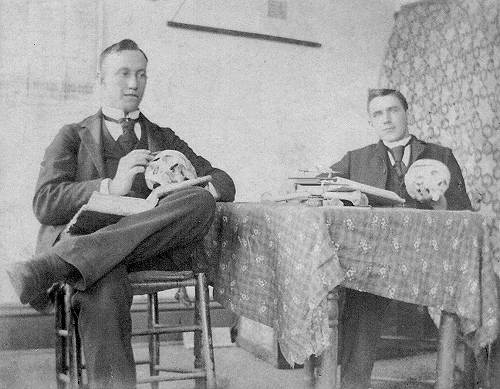 32 William A. von Gremp (Left) in Medical School