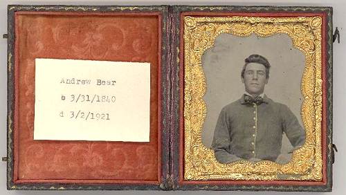 23 Andrew Bear in Civil War Uniform