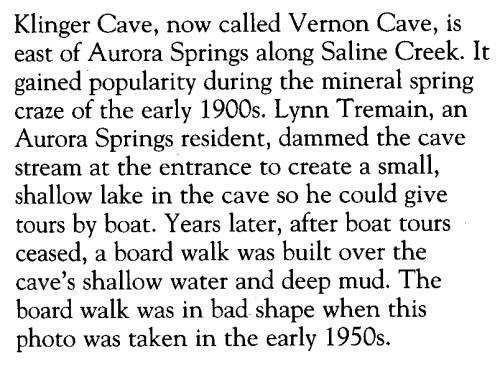 06 Klinger Vernon Cave Narrative
