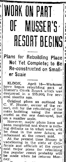 25 Musser Rebuilds - Jefferson City Post Tribune - 18 Apr 1941