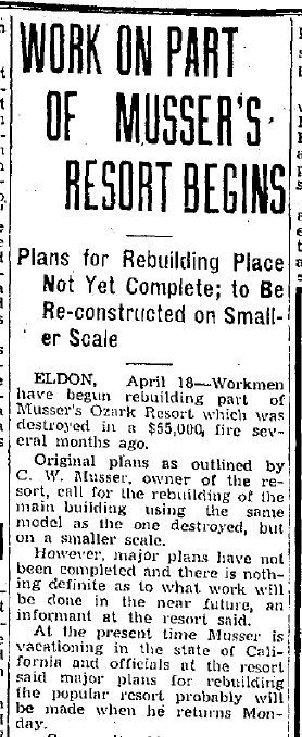 25 Musser Rebuilds - Jefferson City Post Tribune - 18 Apr 1941