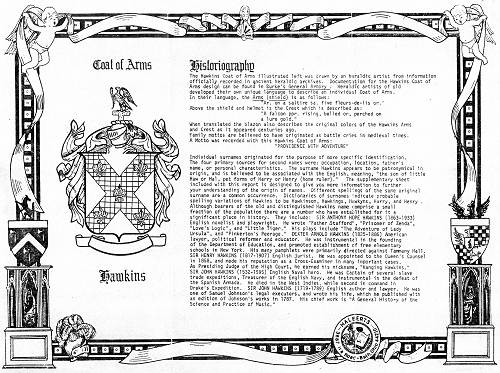 67 Hawkins Coat of Arms
