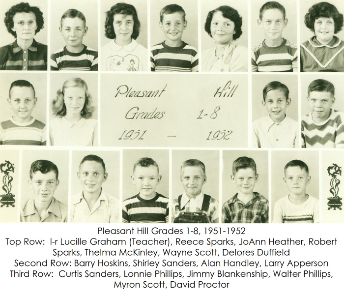 Pleasant Hill School - 1951-1952