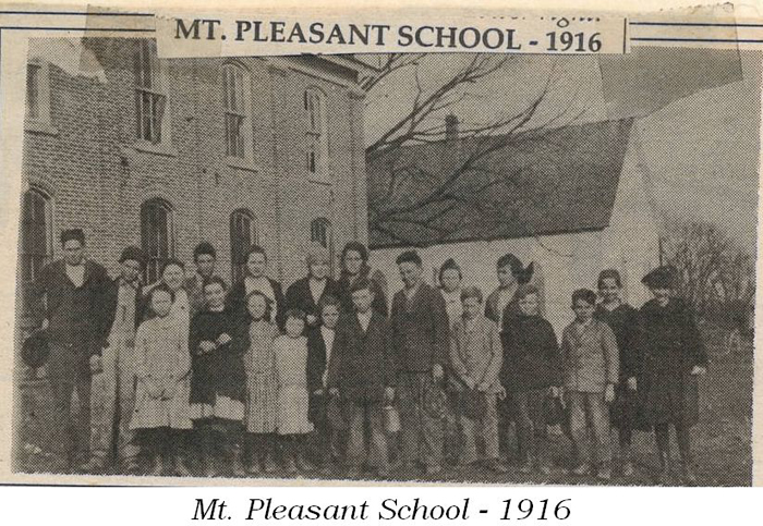 Mount Pleasant School - 1916