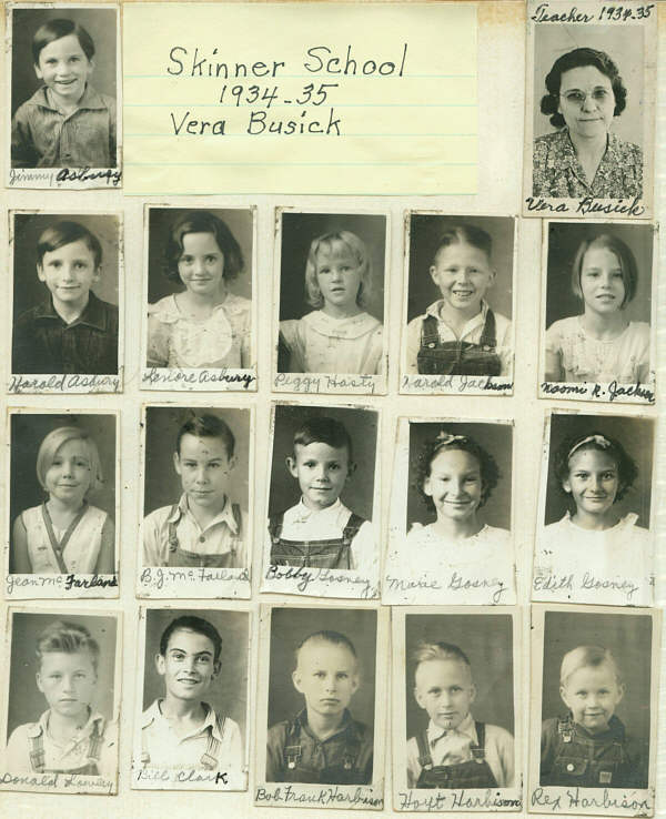  Skinner Students 1934-35 