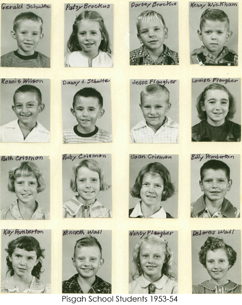 Pisgah School 1954-54