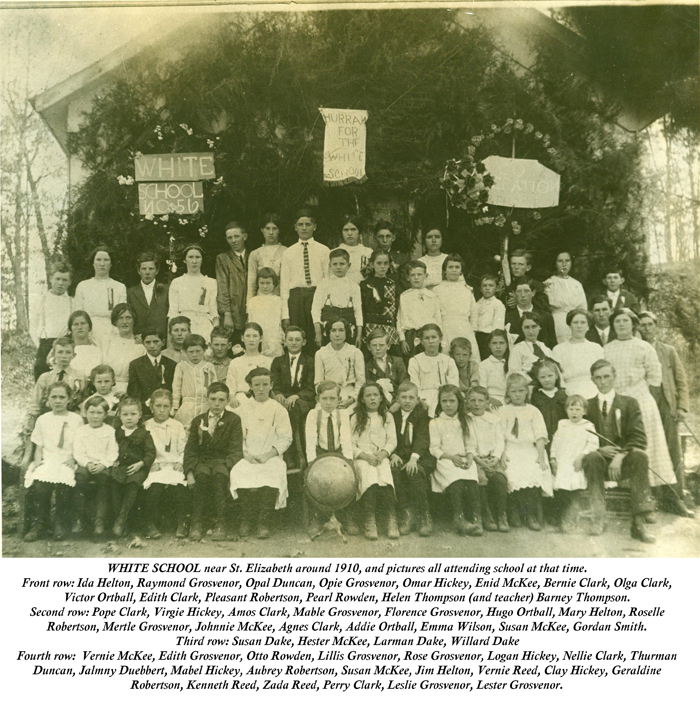 White School Class - Circa 1910