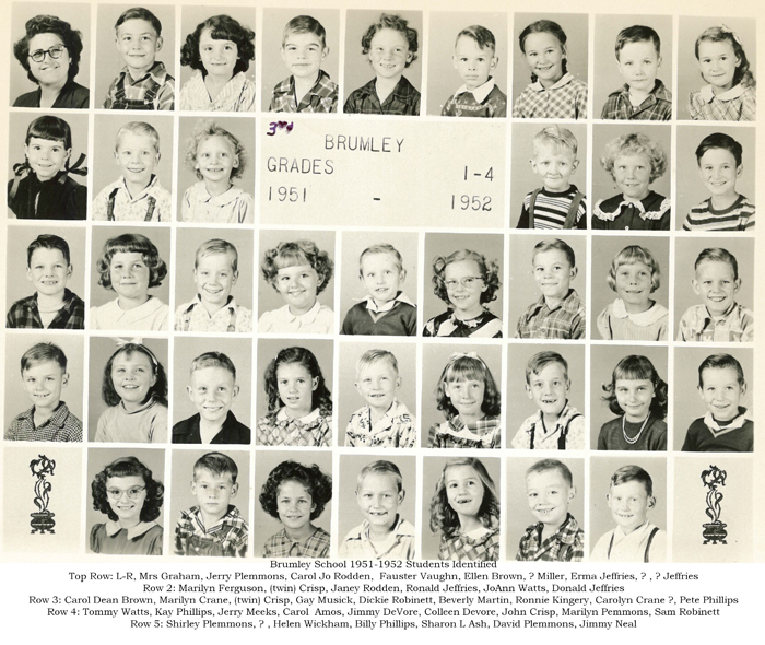 Brumley School - 1951-1952