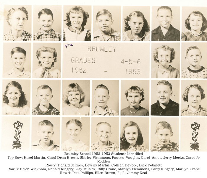 Brumley School - 1952-1953