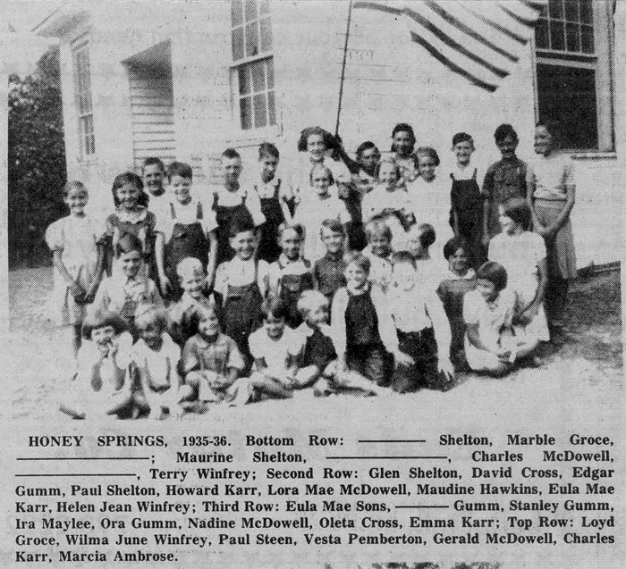 Honey Springs School Students