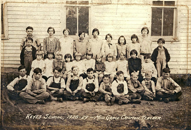 Keyes Class 1928-1929, Grace Crismon Teacher 