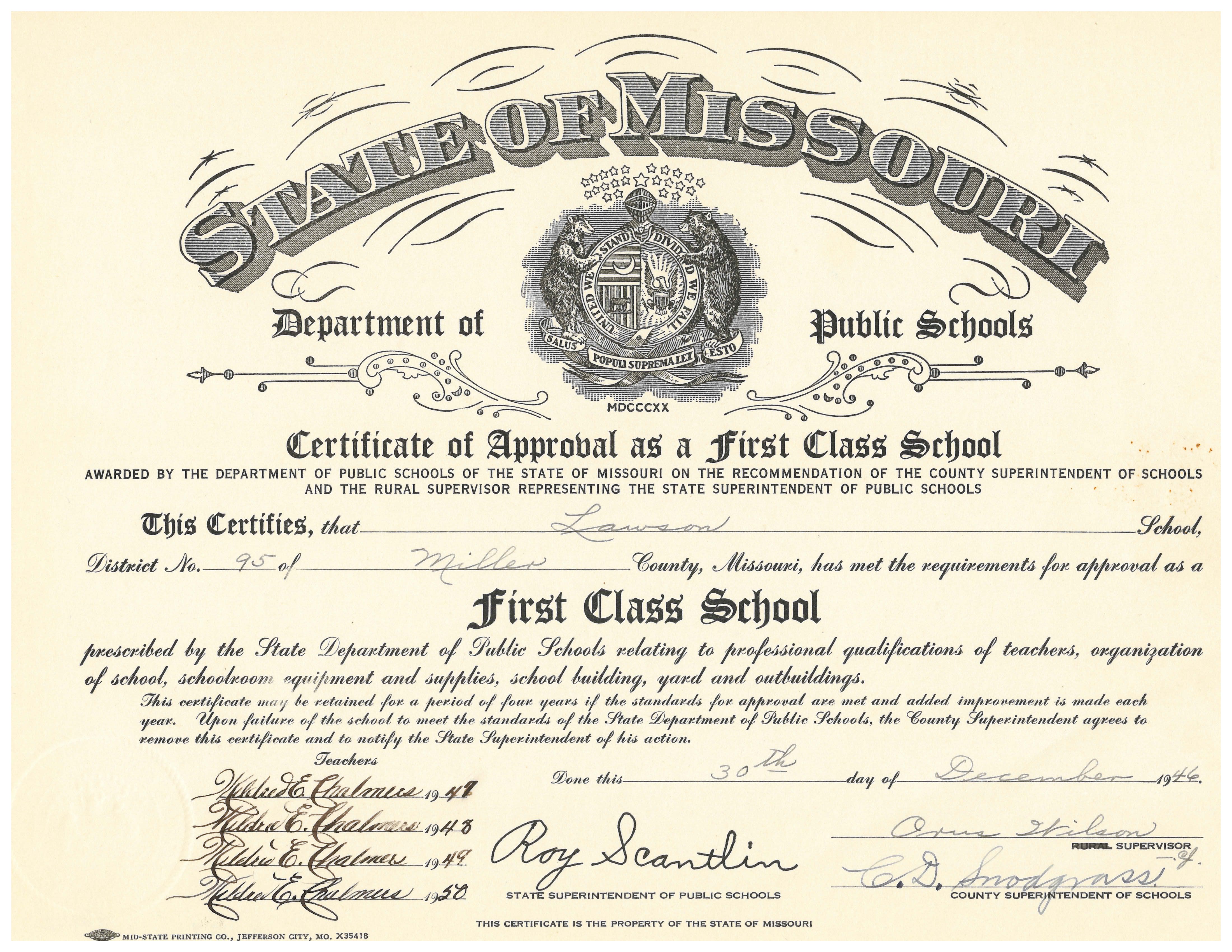 School 095 Miller County Schools Project