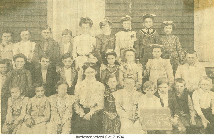  Buchanan School Class - Oct. 7, 1904