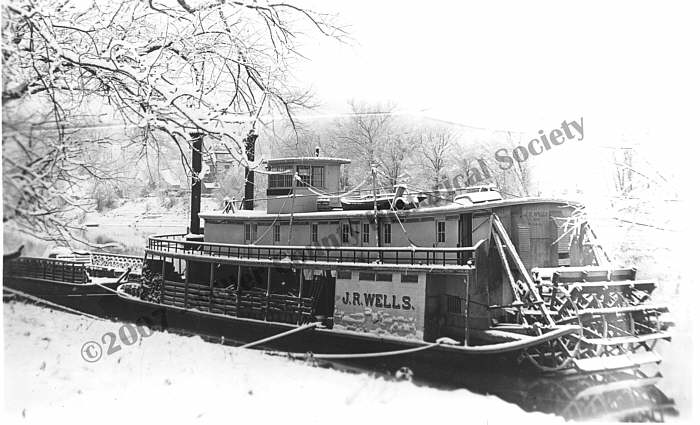  Steamer J. R. Wells in Winter 