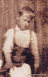 Childhood photo of Homer M.  Walters, son of George & Lola Walters, Fremont, Missouri, circa 1920.  Courtesy of his nephew, Don Washburn.   While residing in  Miller County, Missouri,  Mr. Walters drowned in an abandoned quarry near Eugene, MO, July 16, 1937.  He was  attempting to rescue  a non-swimmer, Ruby Colvin, who also drowned.   Mr.  Walters was 25 years old.  Miss Colvin was 21.