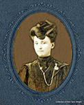 Florence Alma (Brasier) Wright (1887-1969).  Married Arthur Marion Wright of Eugene, MO, Dec. 18, 1905.  Arthur and Florence were the parents of Theron Arthur, Wilbur Vernon, Dulcie Geneva, Tennyson Clay, and Lawrence Melvin Wright.  The family moved to Colorado in 1921.  Florence is buried with Arthur in the Evergreen Cemetery, Colorado Springs, CO.